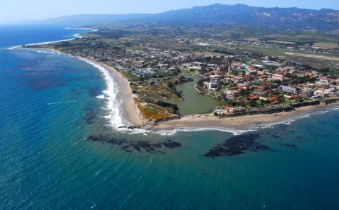 1315 UCSB & Sea from Air